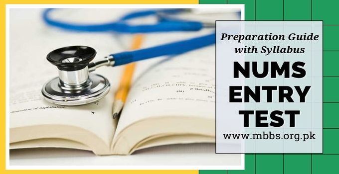 NUMS Entry Test 2023-24 [Syllabus and Preparation Guide]